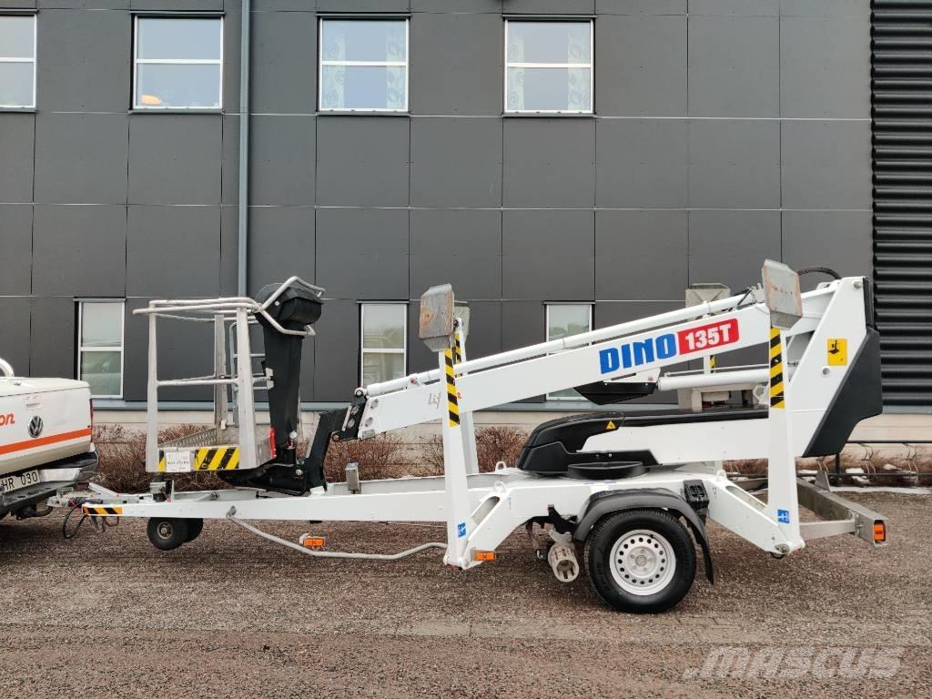 Dino 135 T Skylift Ant priekabų montuojamos kėlimo platformos