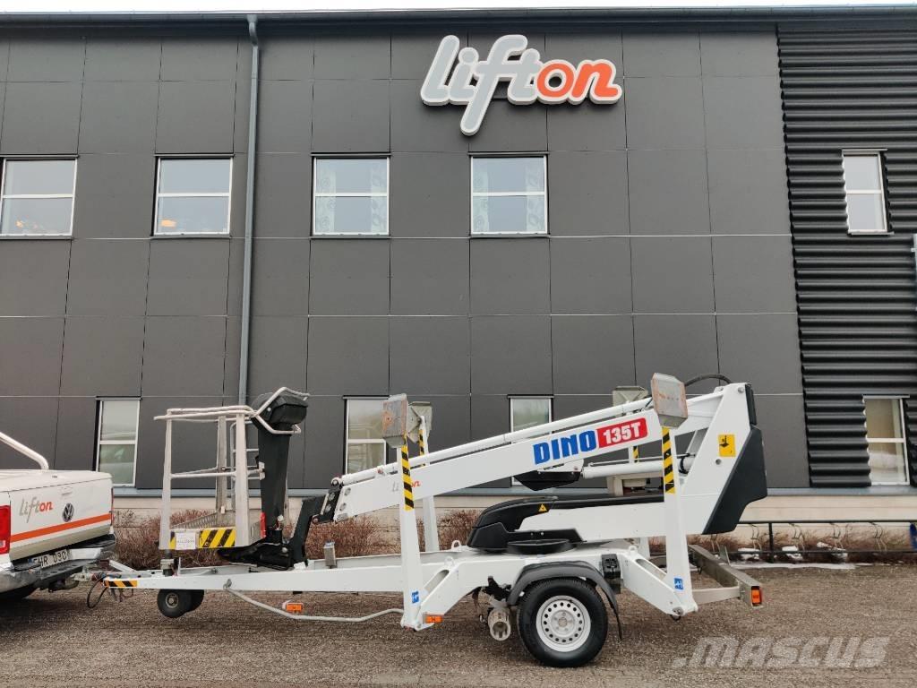 Dino 135 T Skylift Ant priekabų montuojamos kėlimo platformos