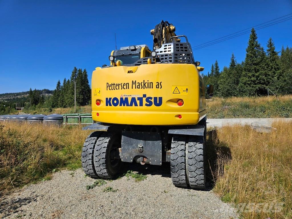 Komatsu PW 148-11 Ratiniai ekskavatoriai