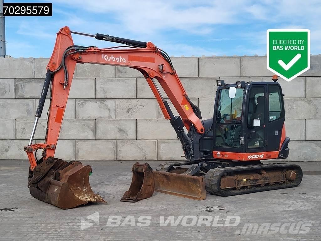 Kubota KX080-4a Mini ekskavatoriai < 7 t