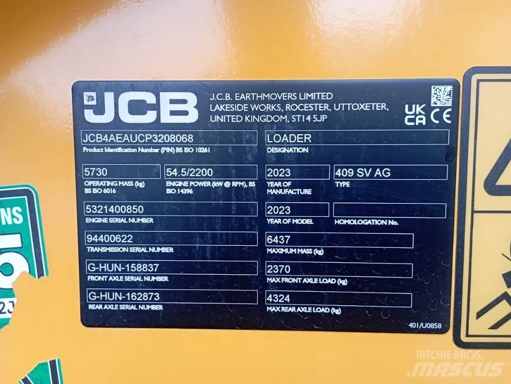 JCB 409 Naudoti ratiniai krautuvai