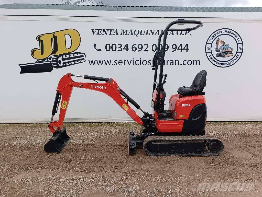 Kubota U 10 Mini ekskavatoriai < 7 t