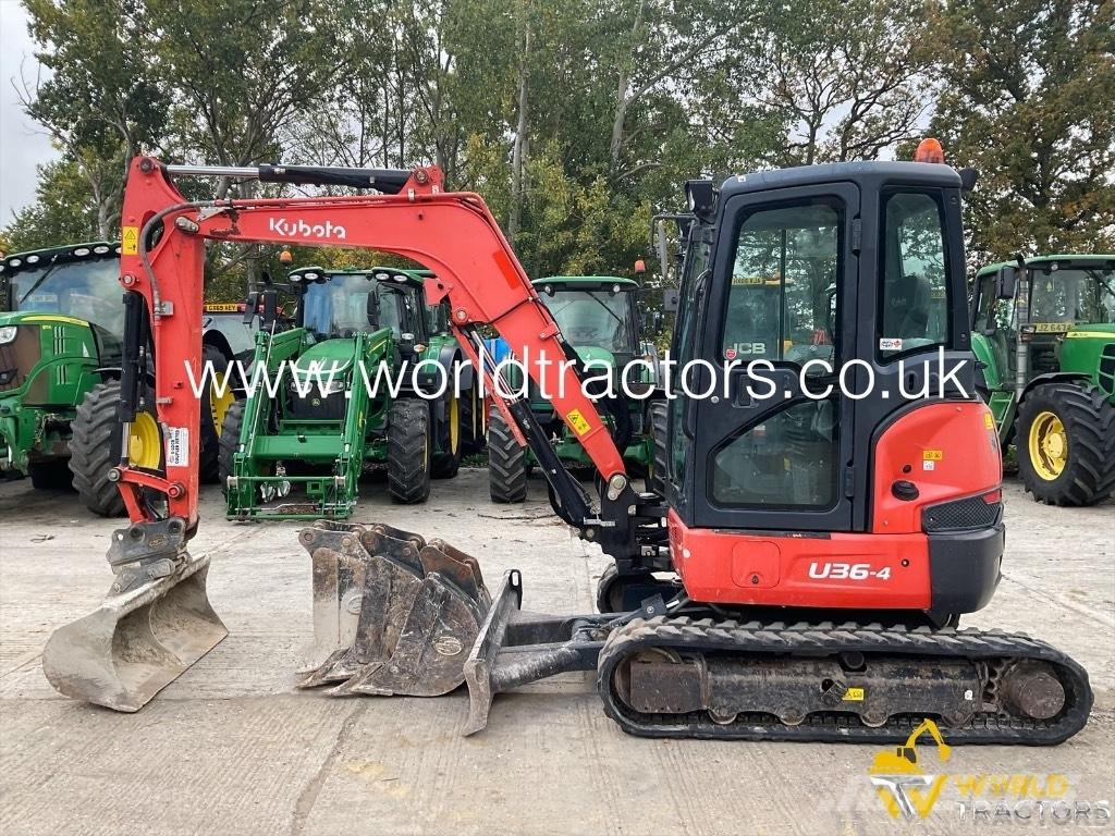 Kubota U 36-4 Mini ekskavatoriai < 7 t