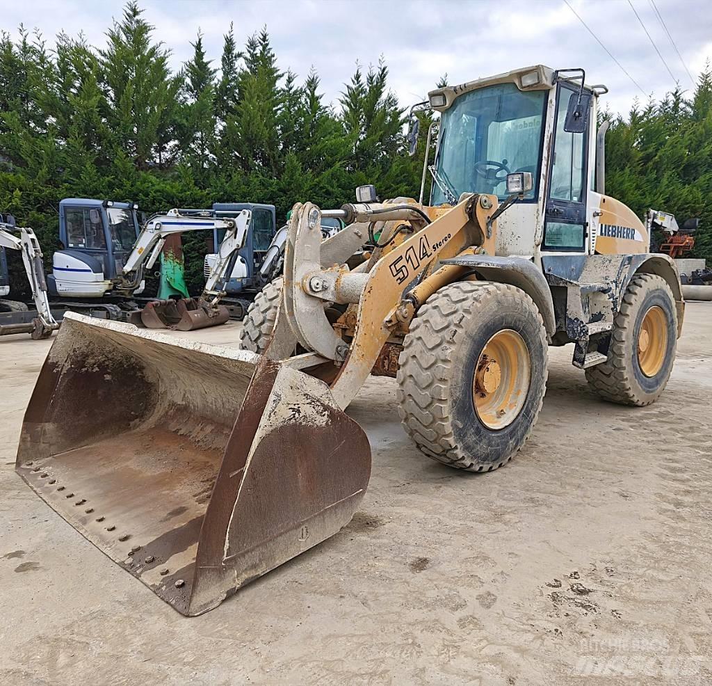 Liebherr L 514 Naudoti ratiniai krautuvai