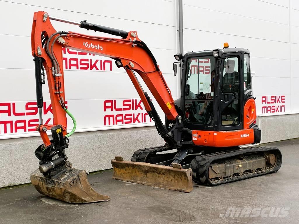 Kubota U 55-4 Mini ekskavatoriai < 7 t