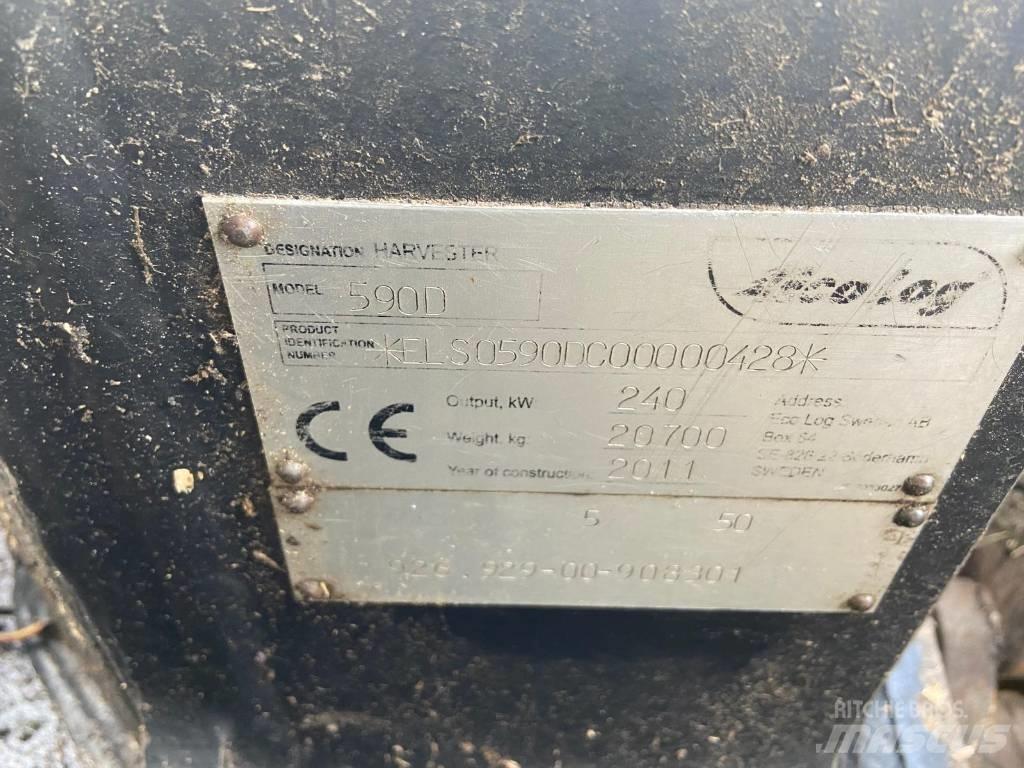 Eco Log 590D Miško technika (Harvesteriai)