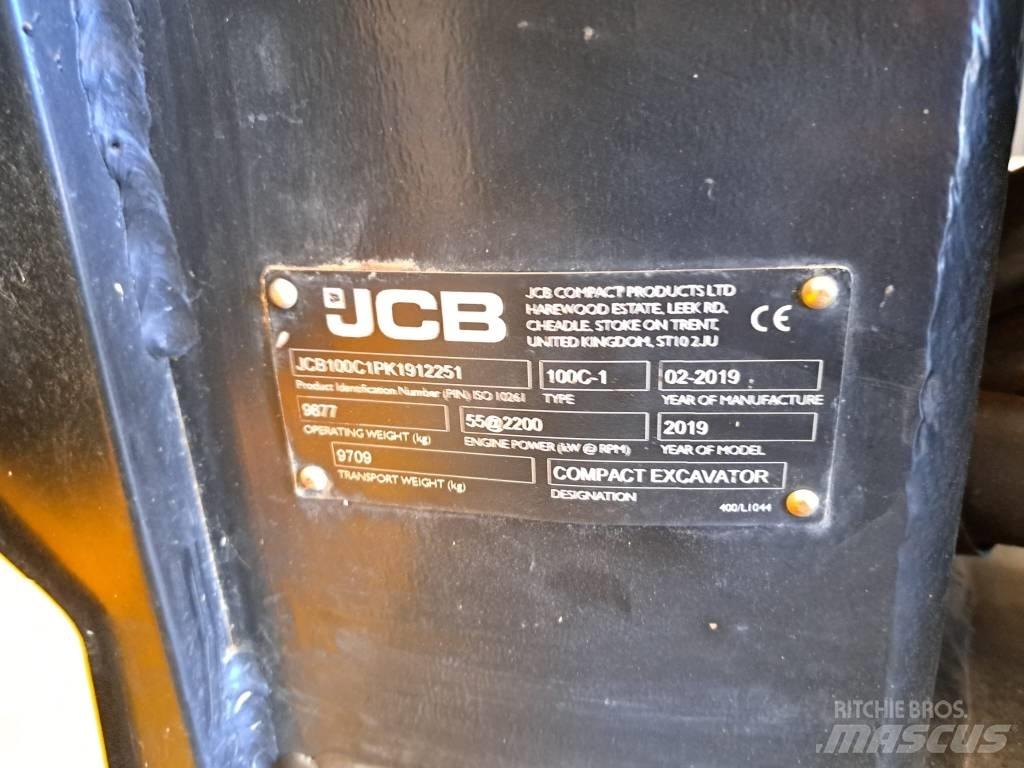JCB 100 C-1 Vidutinės galios ekskavatoriai 7-12 t