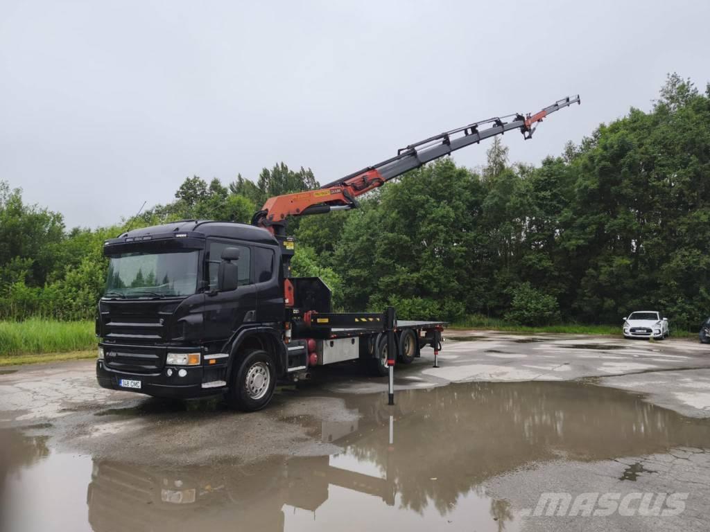 Scania P 420 Automobiliniai kranai