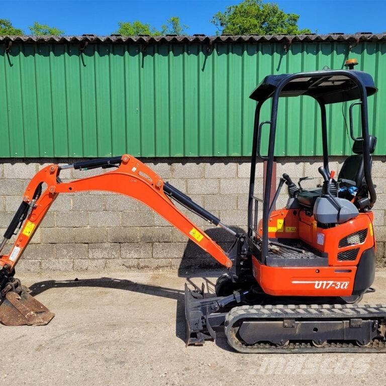 Kubota U17-3a Mini ekskavatoriai < 7 t