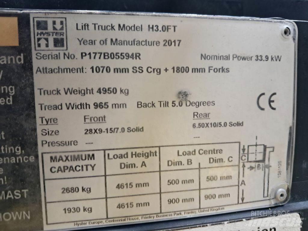 Hyster H3.0FT Elektriniai šakiniai krautuvai