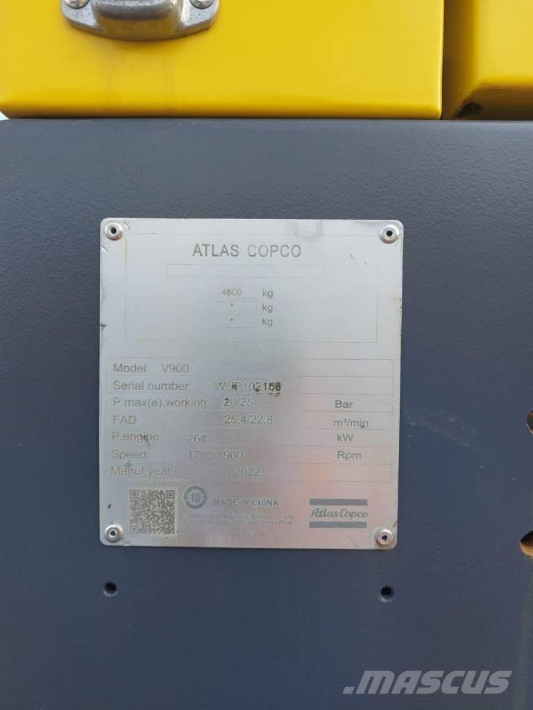 Atlas Copco V900 Kompresoriai
