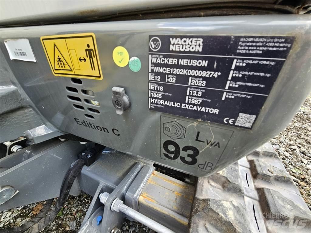 Wacker ET 18 Mini ekskavatoriai < 7 t