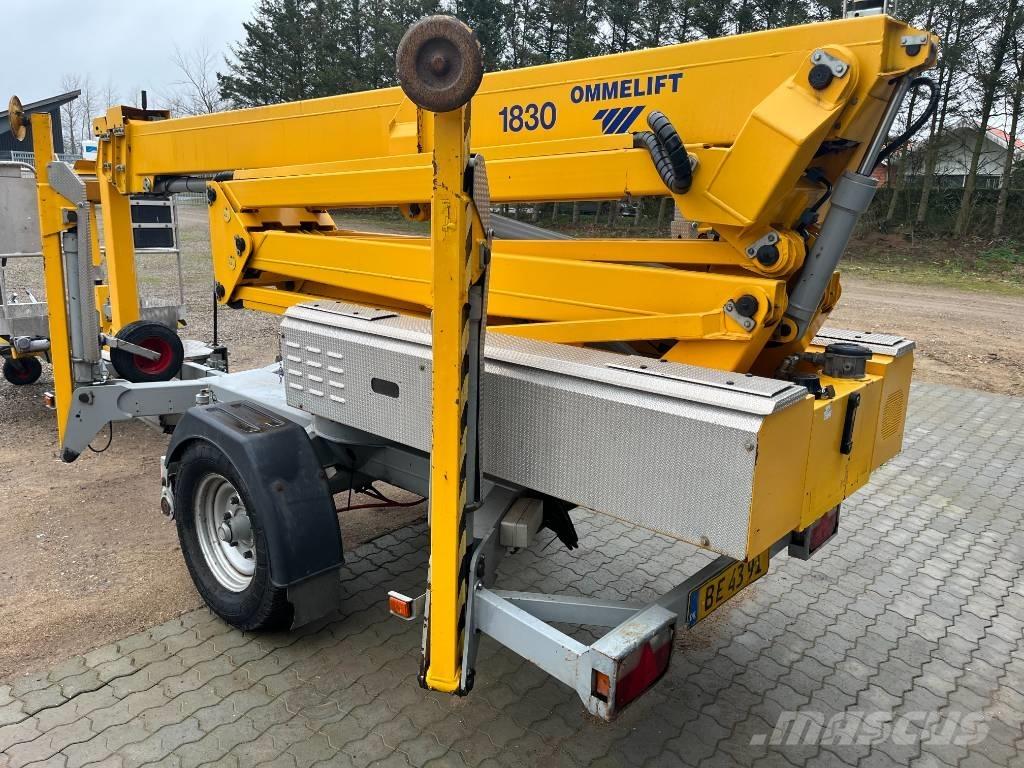 Omme 1830EXB Ant priekabų montuojamos kėlimo platformos