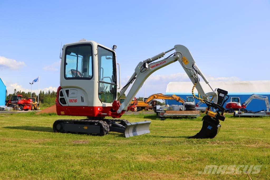 Takeuchi TB216 Mini ekskavatoriai < 7 t