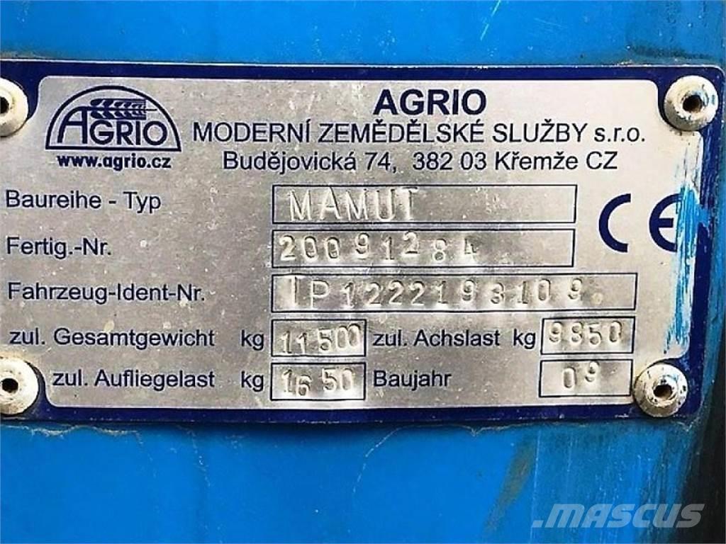 Agrio MAMUT 6036 Prikabinami purkštuvai