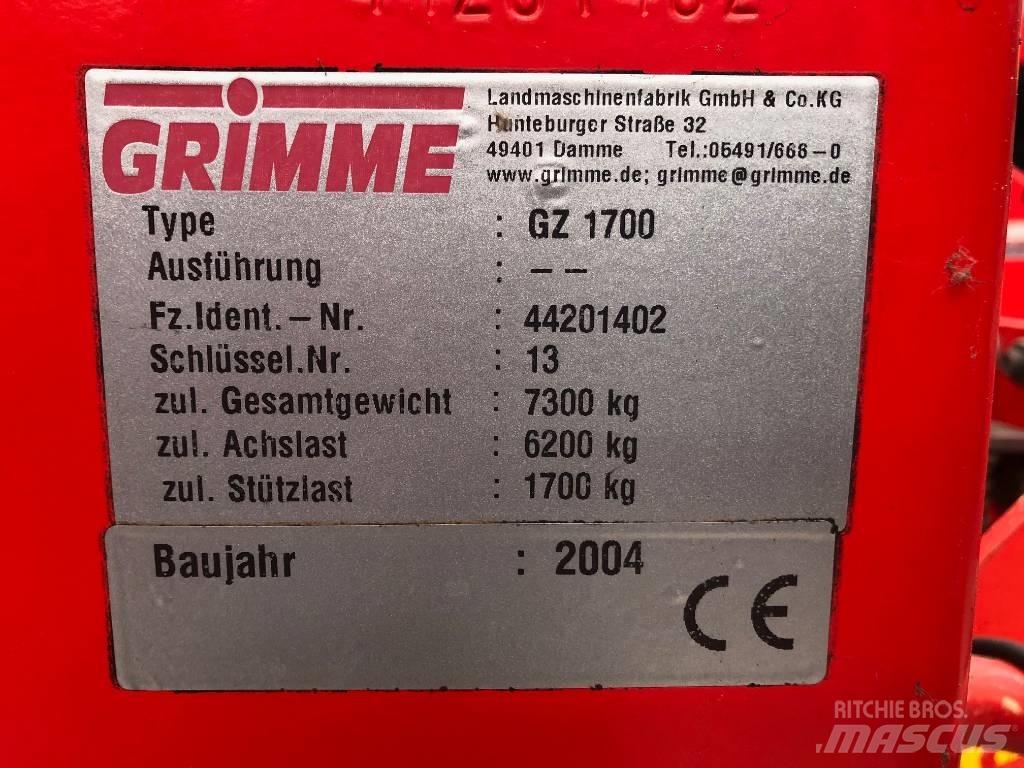 Grimme GZ 1700 Bulvių kombainai ir ekskavatoriai