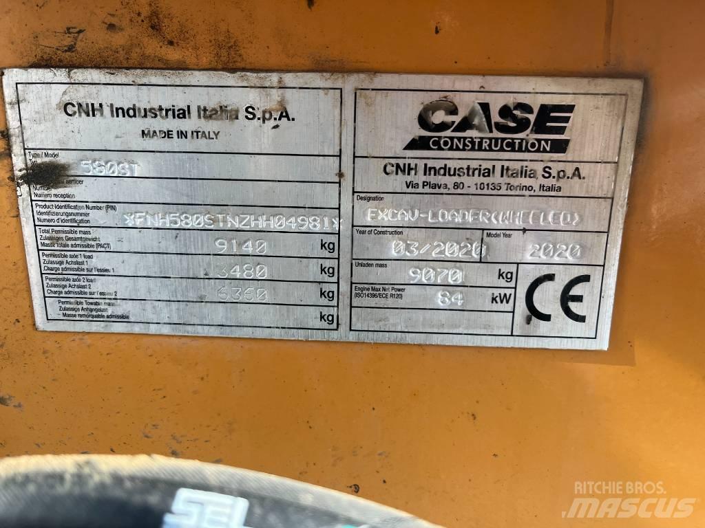 CASE 580 ST Ekskavatoriniai krautuvai