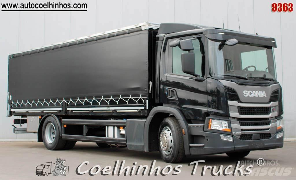Scania P 250 Priekabos su tentu