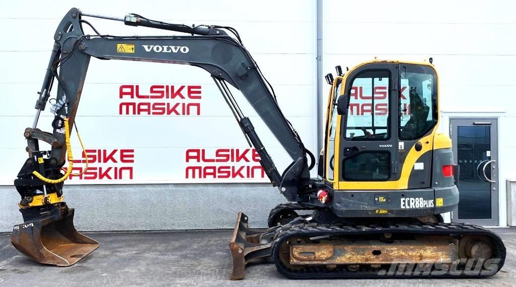 Volvo ECR 88 Vidutinės galios ekskavatoriai 7-12 t
