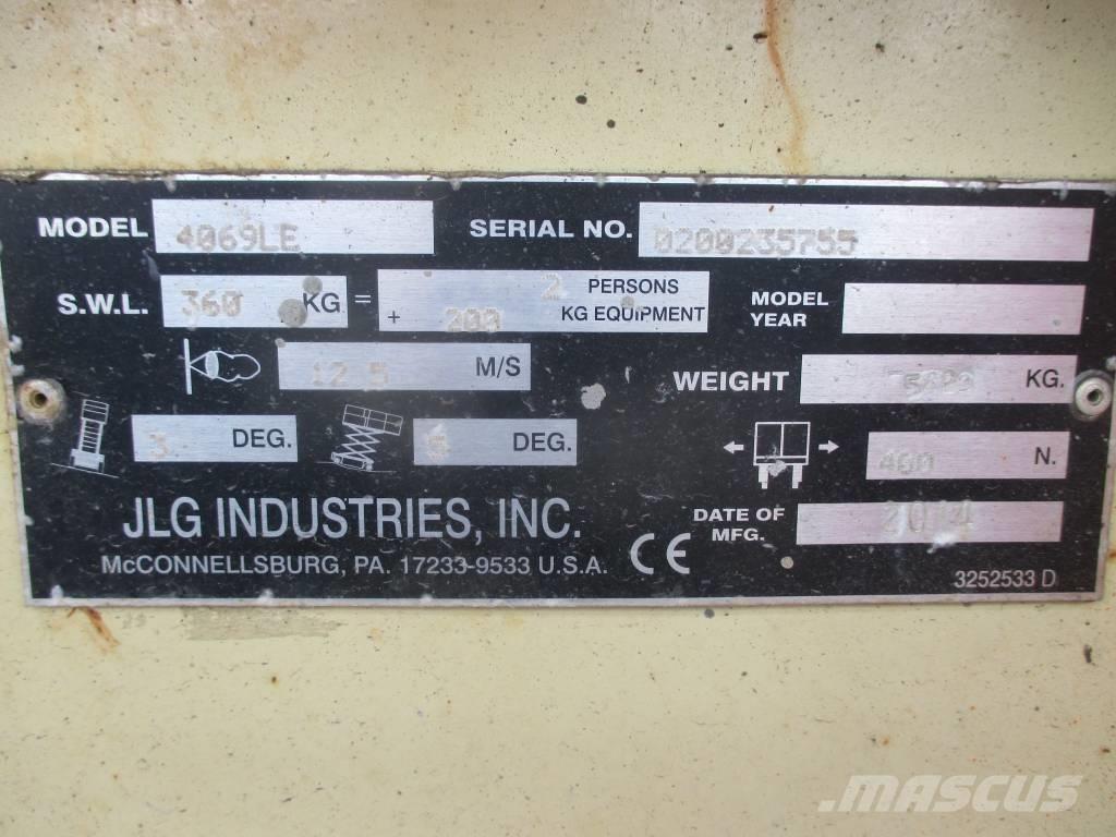 JLG 4069 LE Žirkliniai keltuvai
