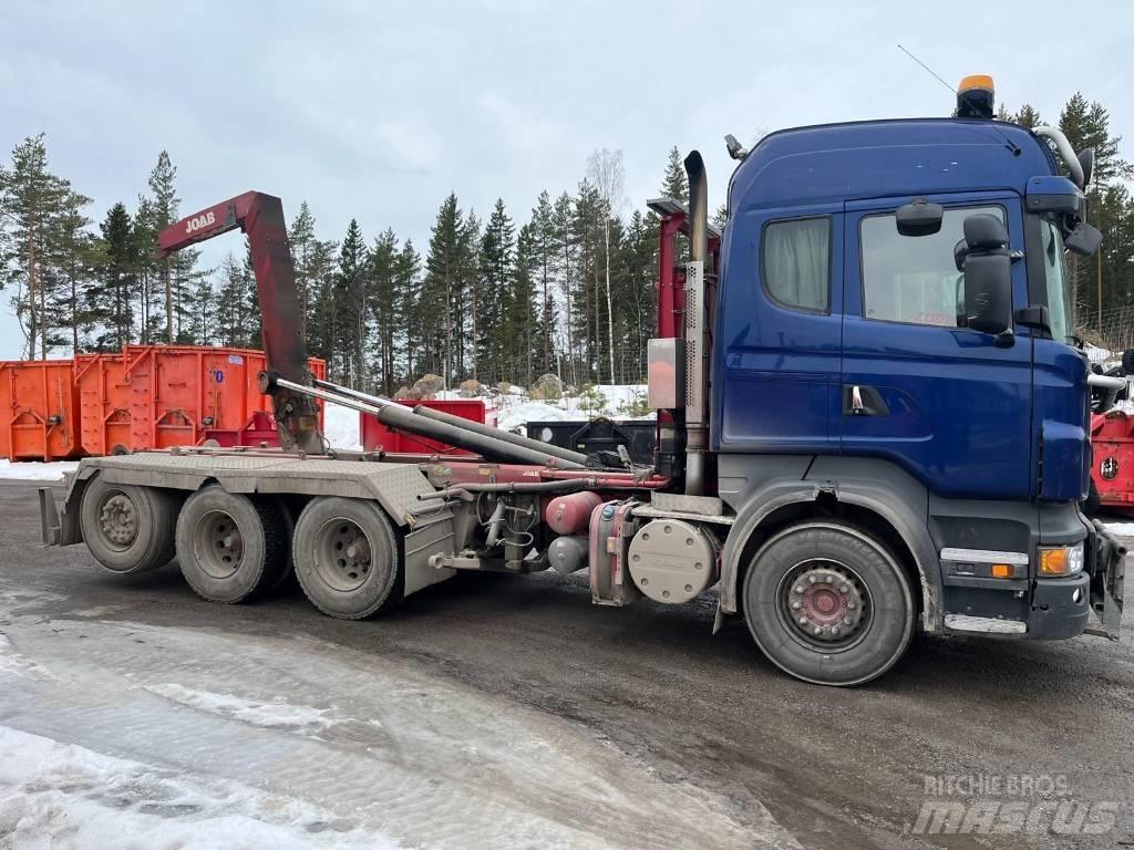 Scania R 500 Sunkvežimiai su keliamuoju kabliu