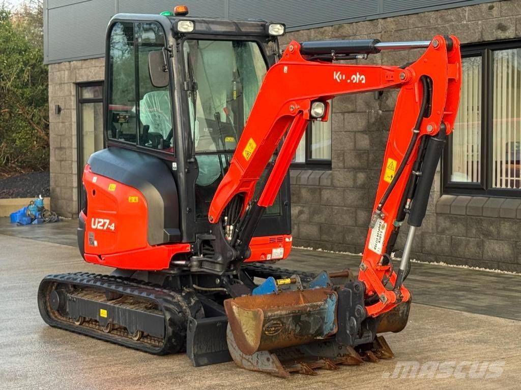 Kubota U 27-4 Mini ekskavatoriai < 7 t