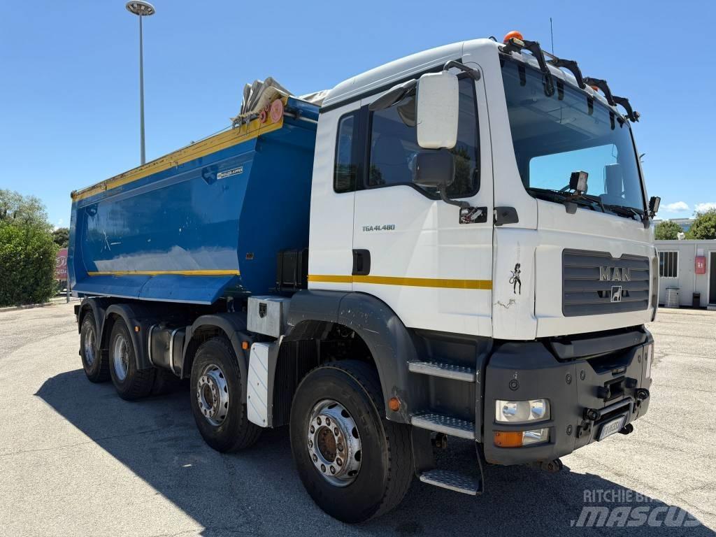 MAN TGA 41.480 Savivarčių priekabų vilkikai