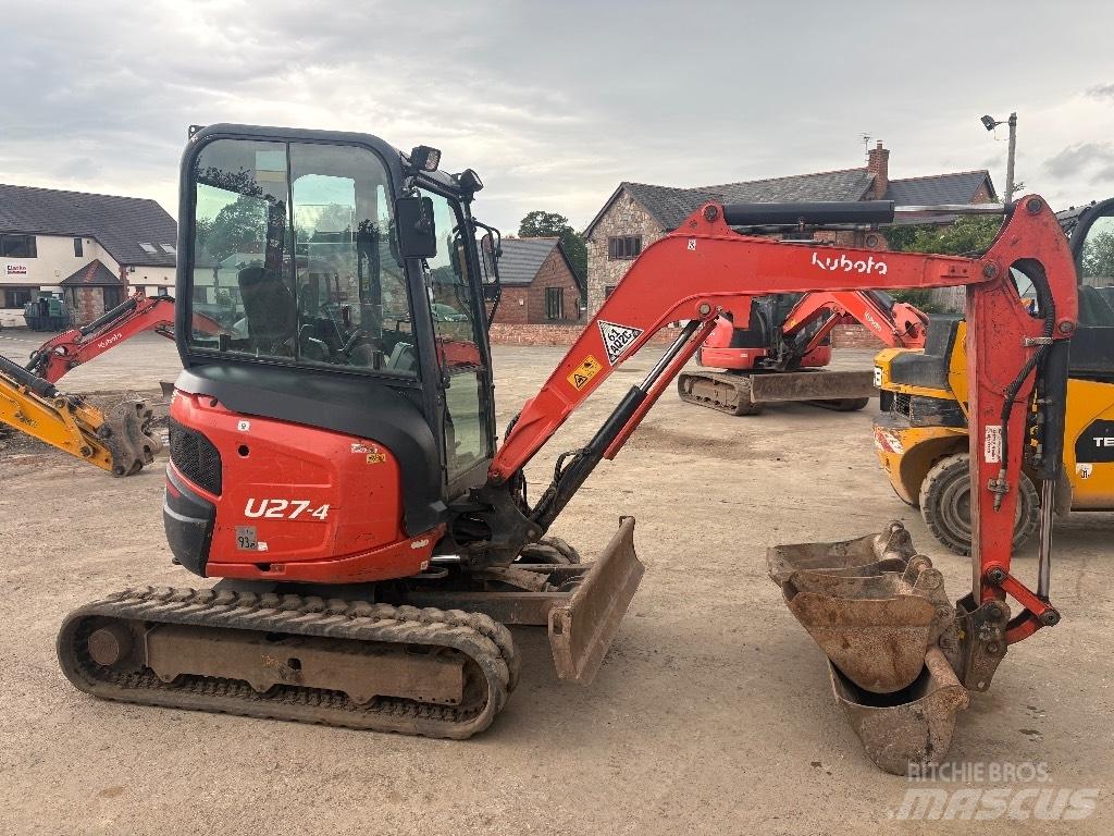 Kubota U 27-4 Mini ekskavatoriai < 7 t