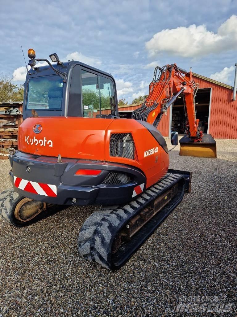 Kubota KX080-4 Mini ekskavatoriai < 7 t