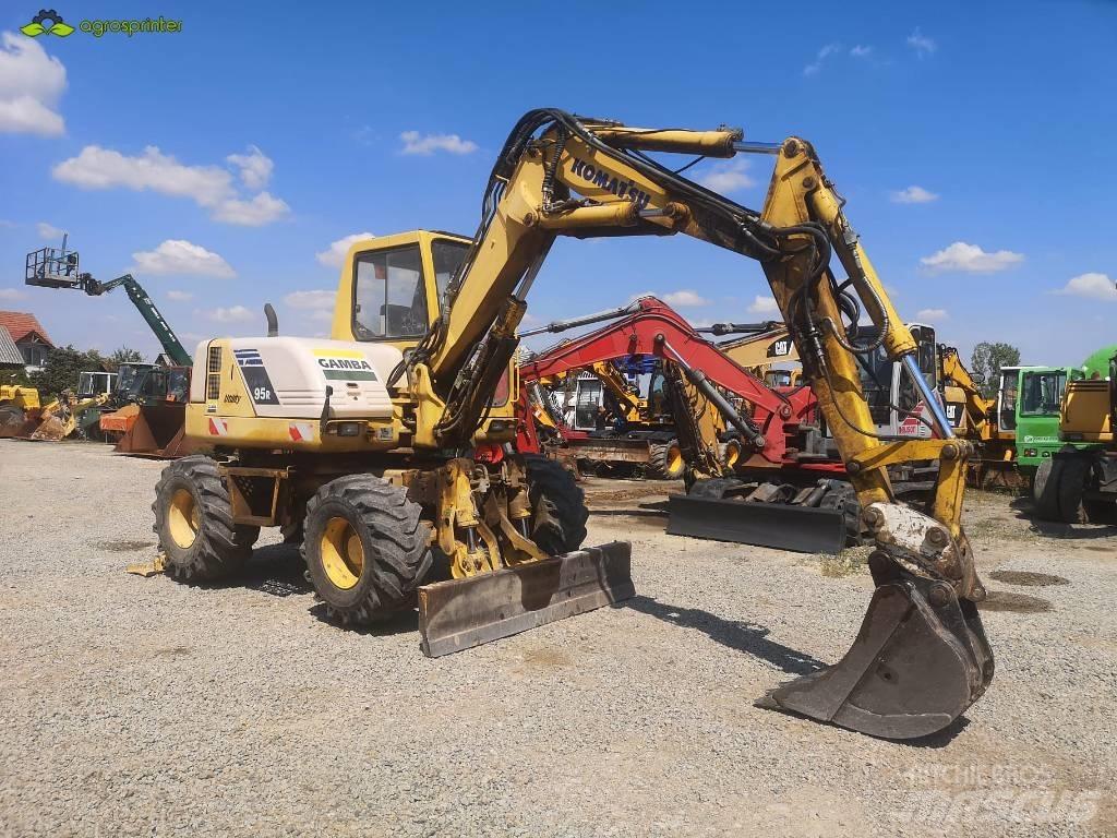 Komatsu PW 95 Vidutinės galios ekskavatoriai 7-12 t