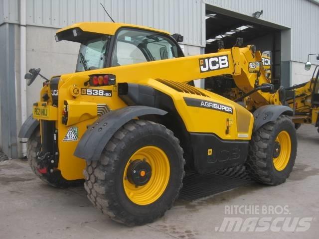 JCB 538-60 Teleskopiniai krautuvai žemės ūkiui