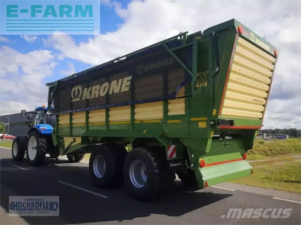 Krone tx 460 Grūdų vežimėliai