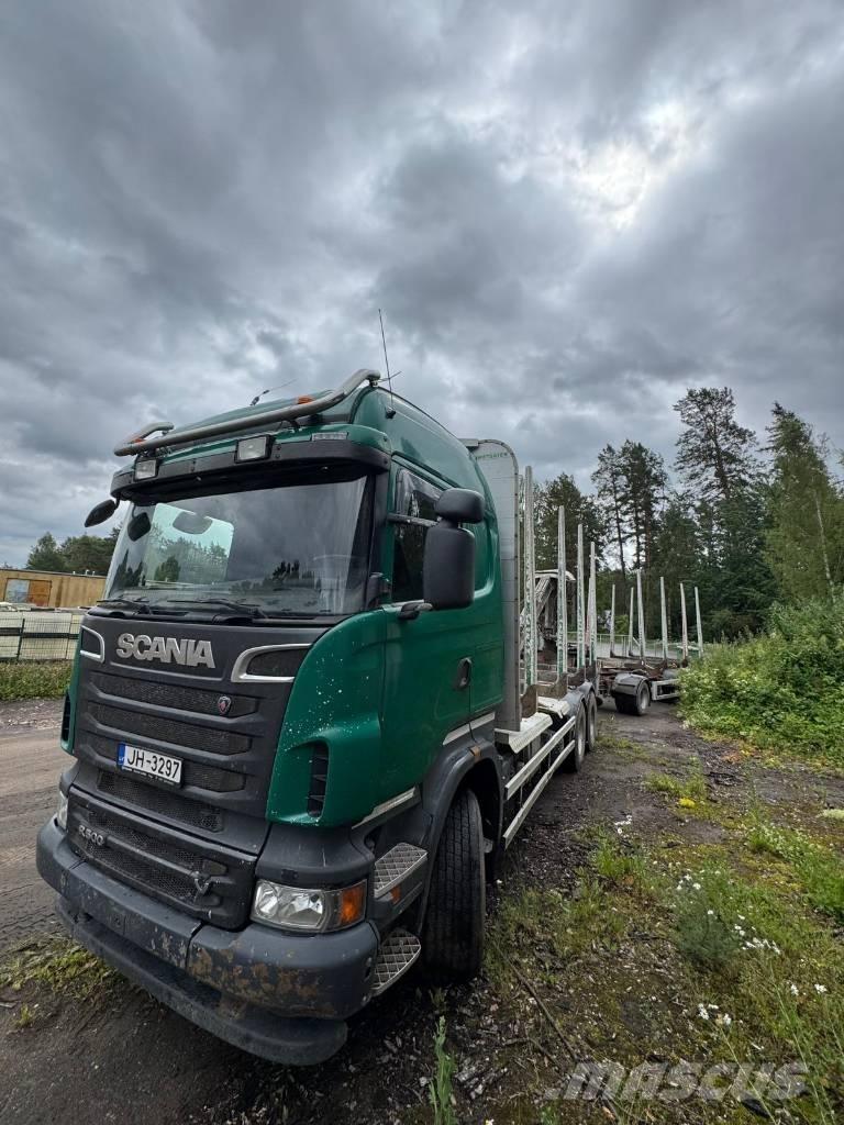 Scania R 500 Miškovežių vilkikai