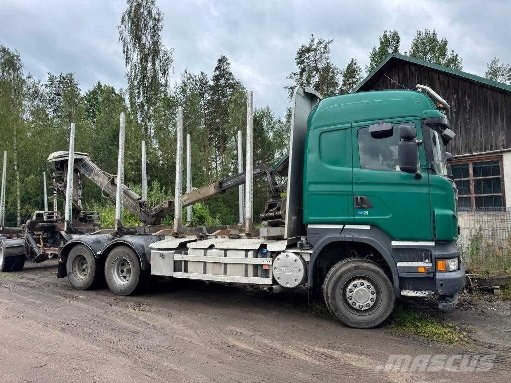 Scania R 500 Miškovežių vilkikai