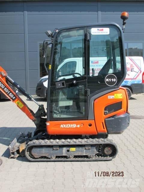Kubota KX 019-4 Mini ekskavatoriai < 7 t