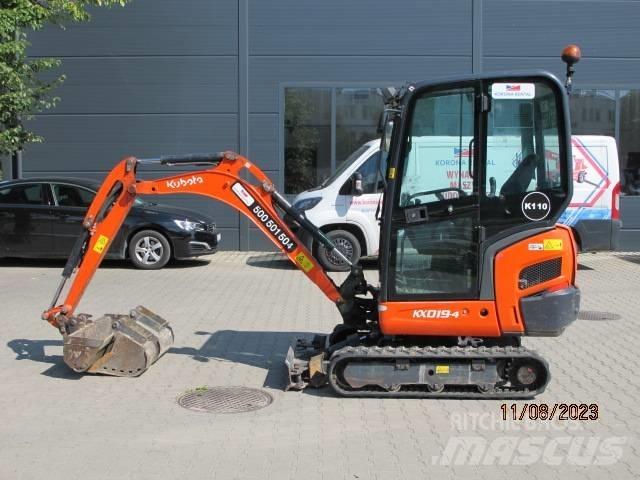 Kubota KX 019-4 Mini ekskavatoriai < 7 t