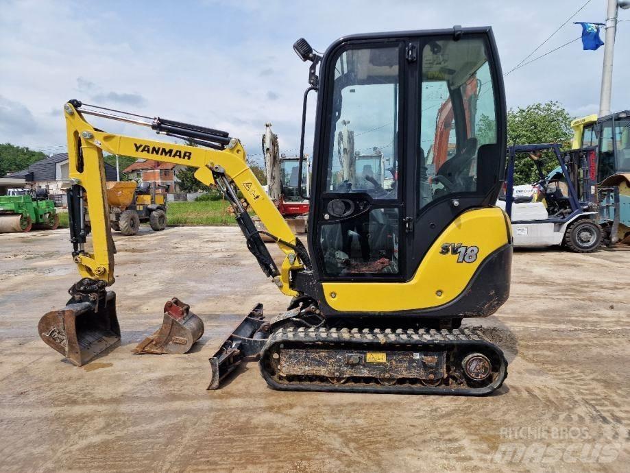 Yanmar SV 18 Mini ekskavatoriai < 7 t