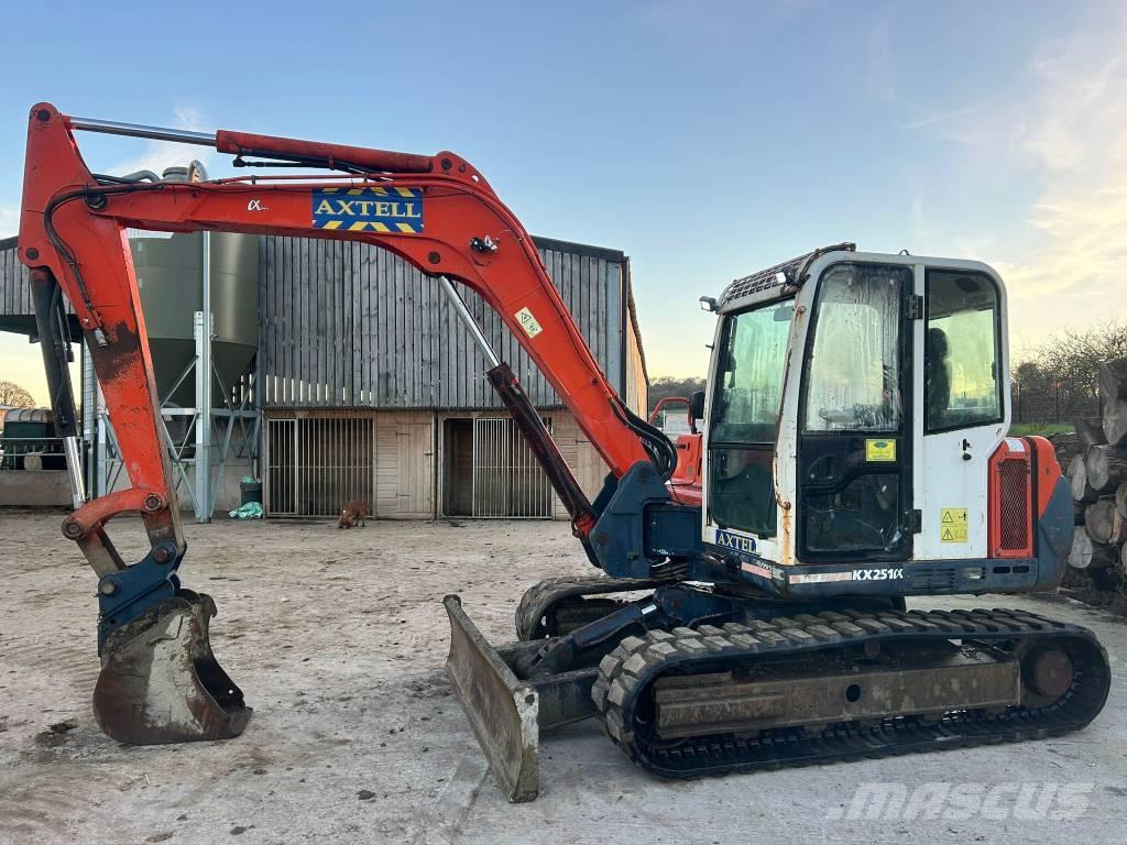 Kubota KX 251 Vidutinės galios ekskavatoriai 7-12 t