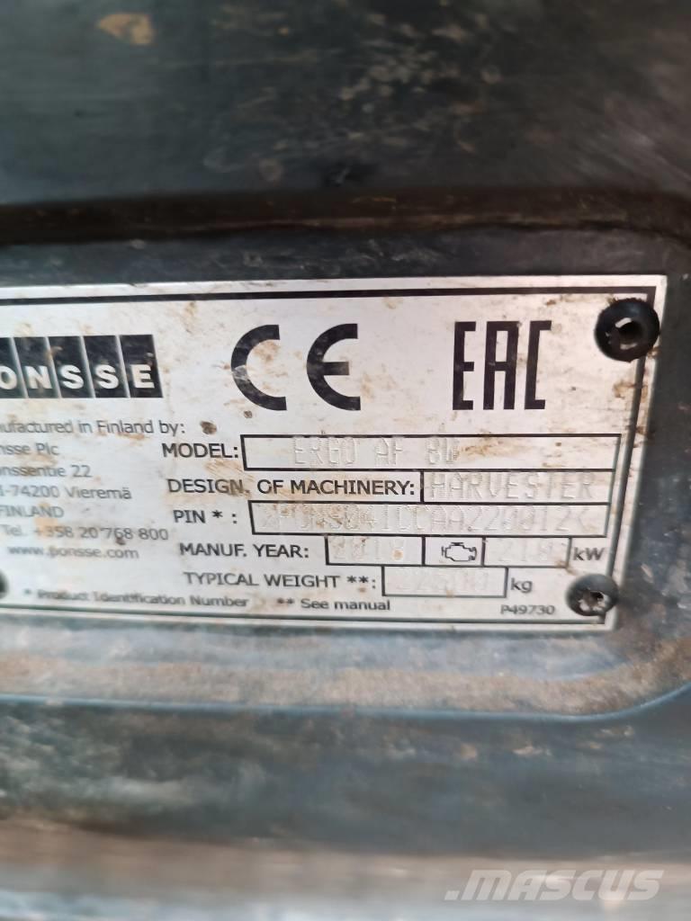Ponsse ERGO AF Miško technika (Harvesteriai)