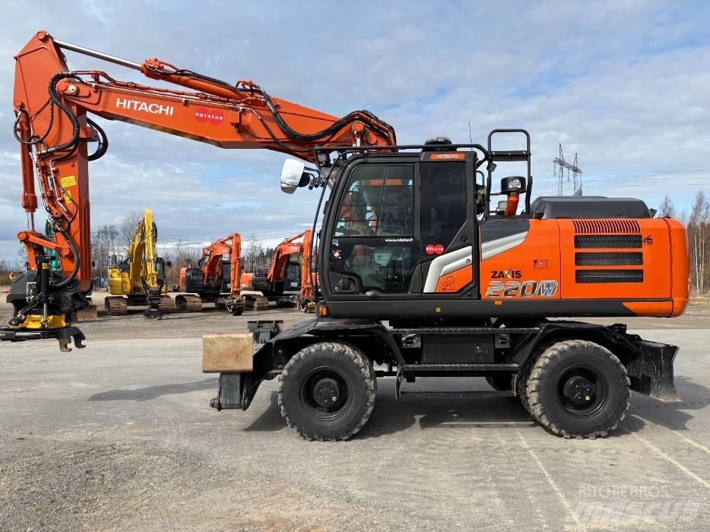 Hitachi ZX220W-7 2P Ratiniai ekskavatoriai