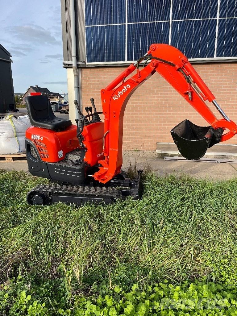 Kubota K 008-3 Mini ekskavatoriai < 7 t