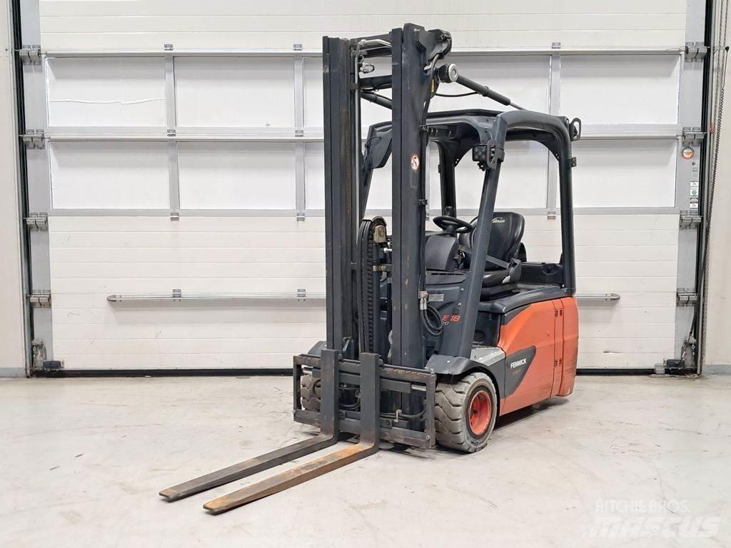 Linde E18-02 Elektriniai šakiniai krautuvai