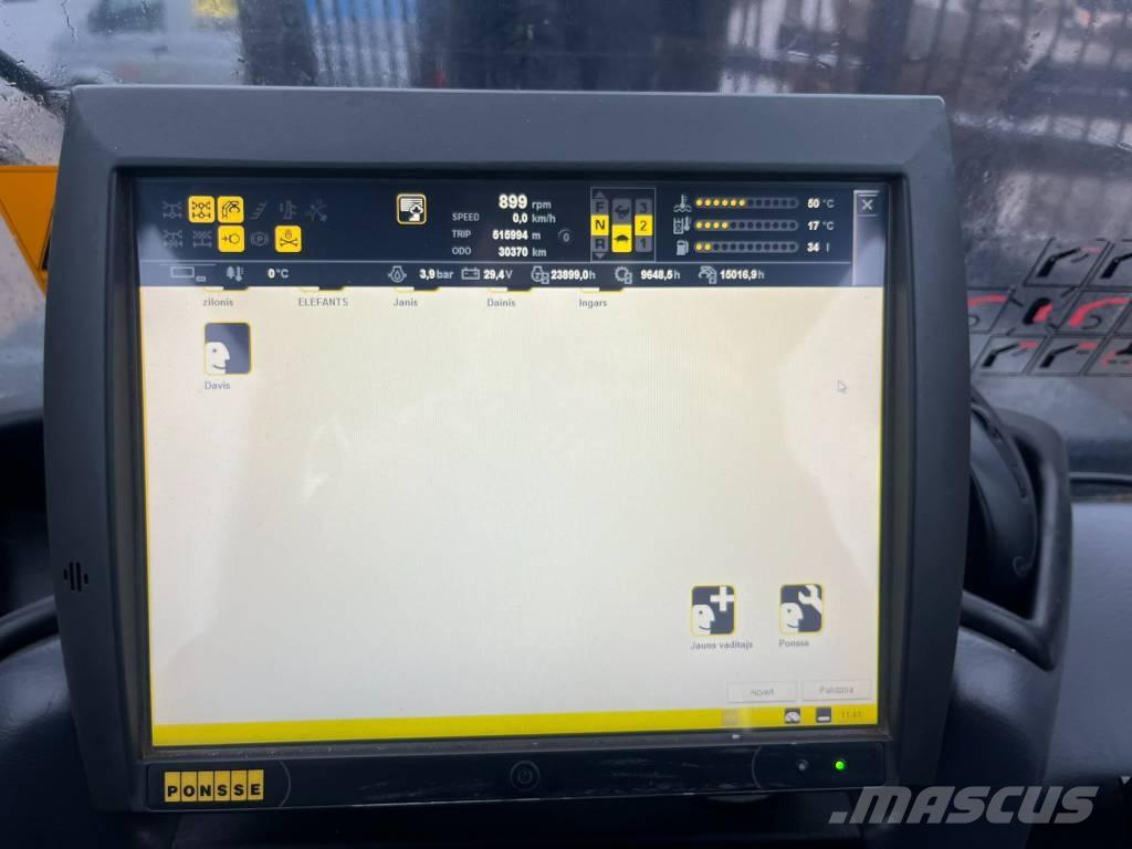 Ponsse Elephant Naudoti miškovežiai (Forvarderiai)