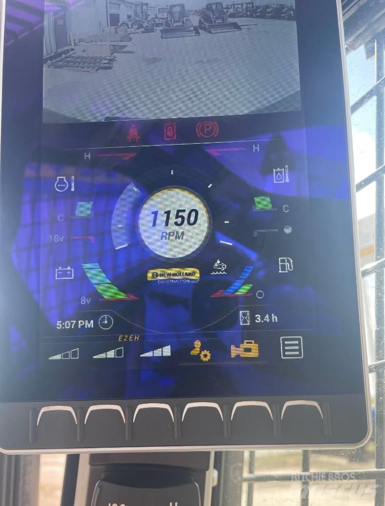 New Holland C345 Krautuvai su šoniniu pasukimu