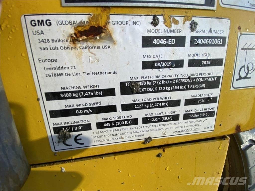 GMG 4046-ED Žirkliniai keltuvai