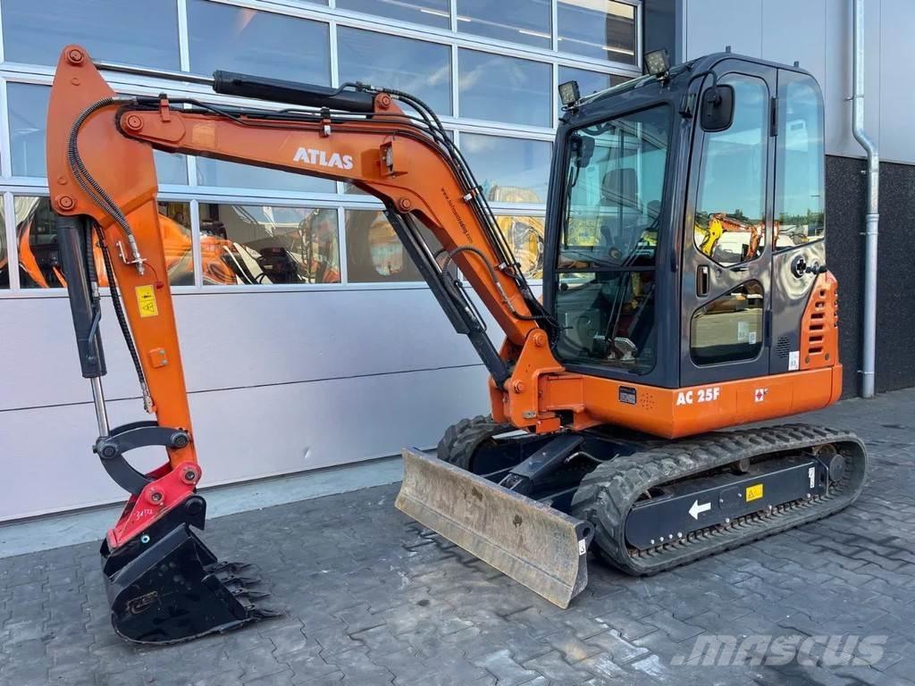 Atlas AC25F Mini ekskavatoriai < 7 t
