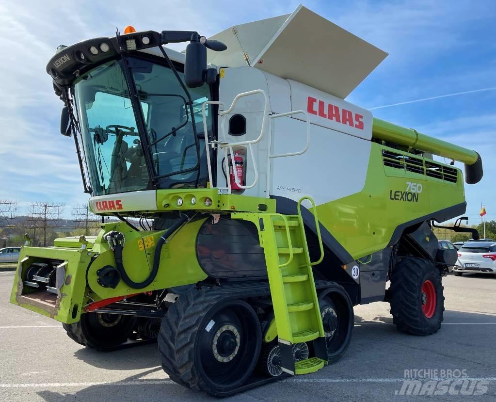 CLAAS Lexion 760 TT Derliaus nuėmimo kombainai
