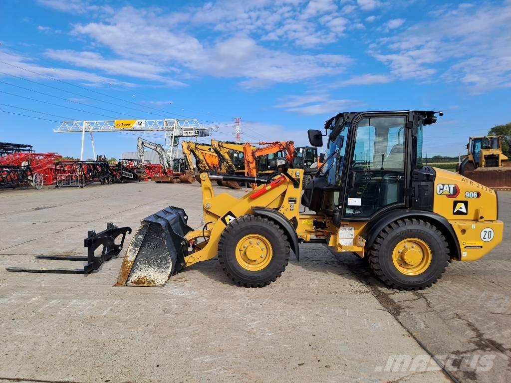 CAT 906 (Bucket + Forks) Naudoti ratiniai krautuvai