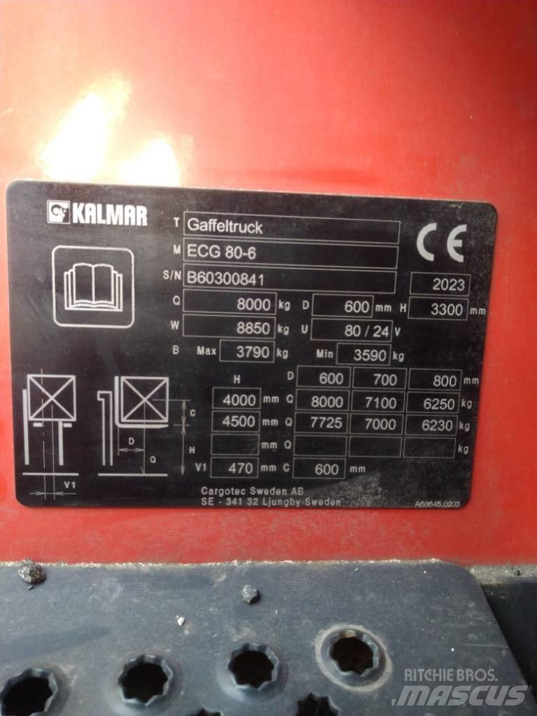 Kalmar ECG80-6 Elektriniai šakiniai krautuvai