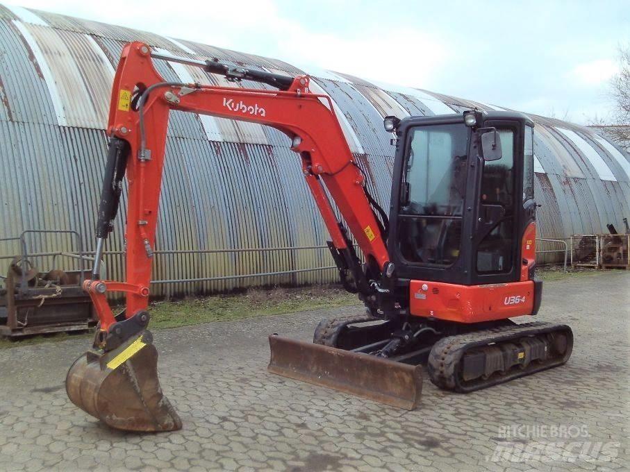 Kubota U 36-4 Mini ekskavatoriai < 7 t